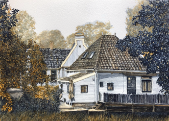 Huizen in Broek in Waterland 